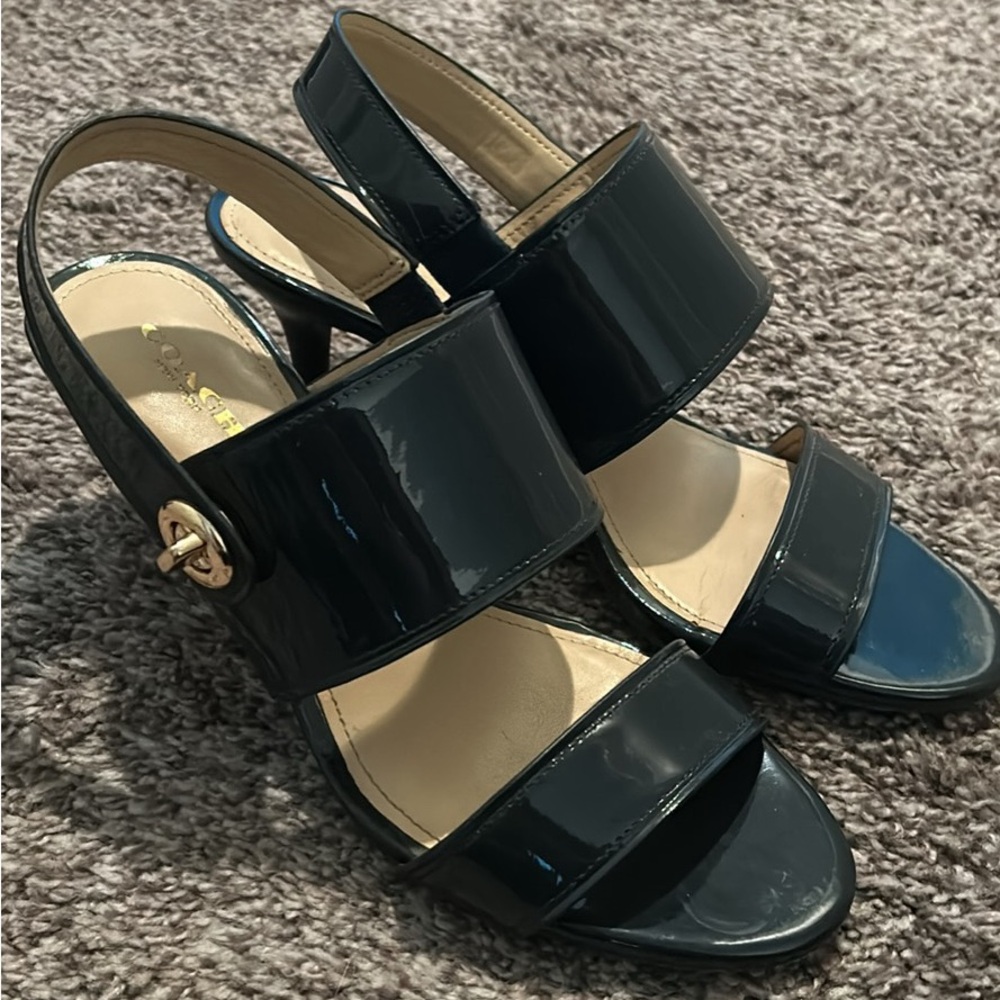 Coach Black Heels